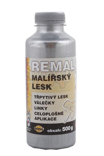 Remal hedvábný malířský lesk stříbrný 500 g