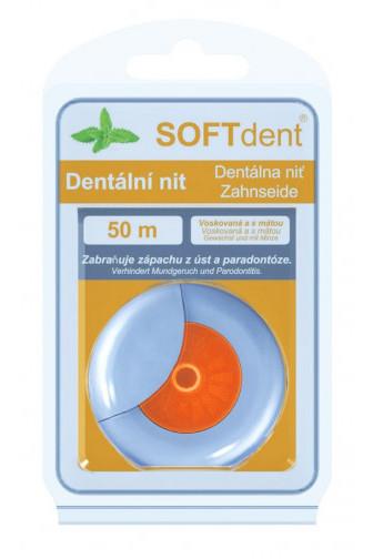 SOFTDent Butterfly dentální nit Floss Mint 50m