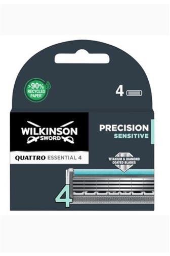Wilkinson Sword Quattro Precision Sensitive náhrada 4 ks