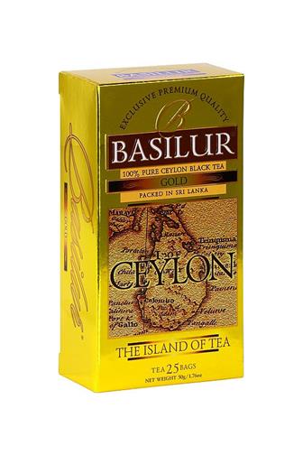 Basilur Island of Tea Gold Black Tea 25 x 2 g