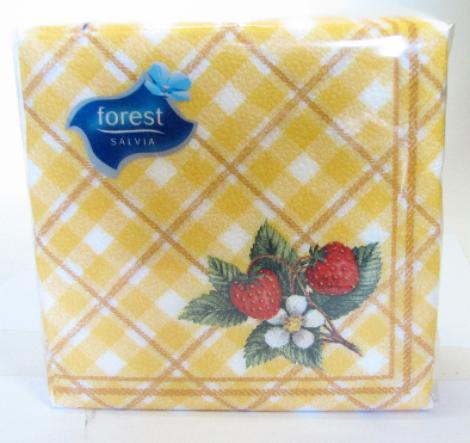 Ubrousky Salvia 1vrst. 33x33cm 45ks