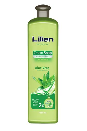 Lilien Exclusive tekuté mýdlo Aloe Vera 1 l