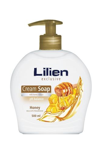 Lilien Exclusive tekuté mýdlo Honey 500 ml