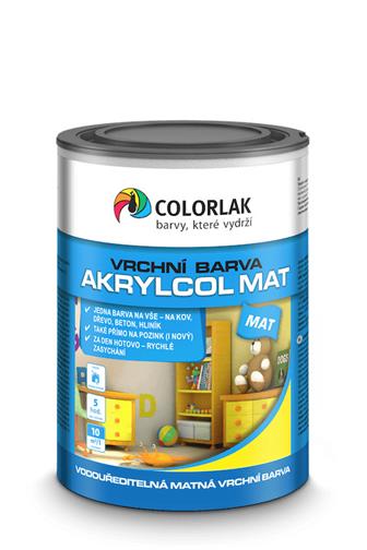 Colorlak Akrylcol mat V2045 1000 bílý 0,6 l