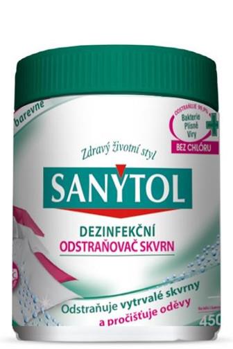 Sanytol dezinfekce odstraňovač skvrn kompletní péče 450 g