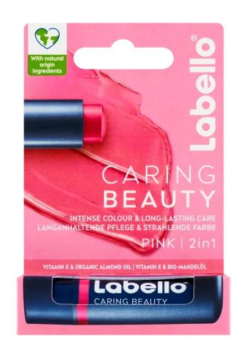 Labello Caring Beauty Pink balzám na rty 4.8 g