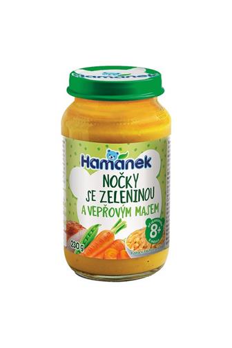 Hamánek Nočky se zeleninou/ vepřovým masem od 8 měs. 230 g