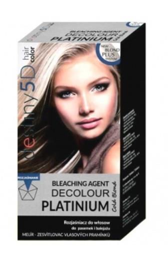 DESTINY 5D Decolour Platinium 40g + 80ml - bílý platinový melír na vlasy