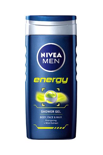 Nivea Men Energy 24H fresh effect sprchový gel 3v1 250 ml