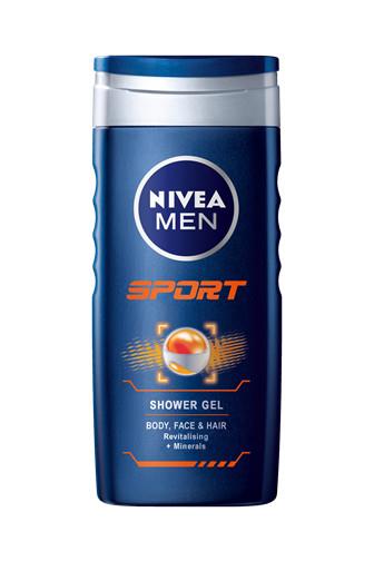 Nivea Men Sport 24H Fresh Effect sprchový gel 3v1 250 ml