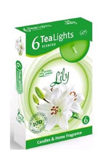 Svíčka čajová LILY 6 ks