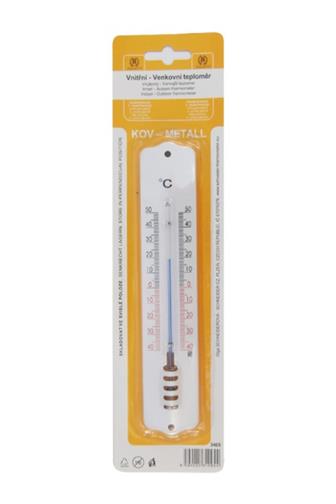 Teploměr kovový 20 cm