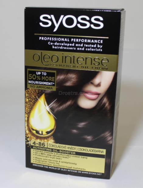 Syoss Oleo Intense barva na vlasy 4-86 čokoládově hnědý