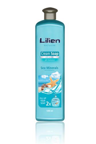 Lilien Exclusive tekuté mýdlo krémové Sea minerals 1 l