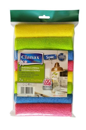 Clanax SONIC Švédská utěrka 7+1 30 x 30 cm