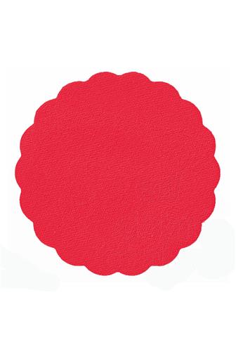 Rozeta červená pr.9cm 40 ks