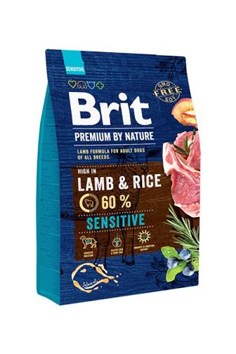 Brit Sensitive jehněčí a rýže 3kg