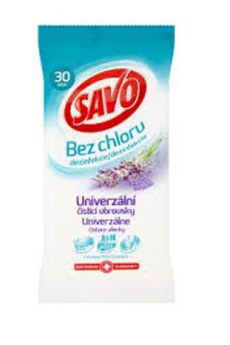 Savo univerzální čisticí ubrousky Levandule 30ks