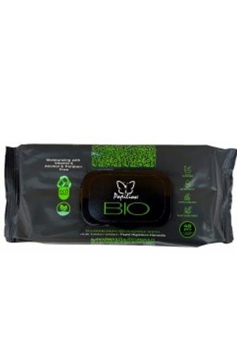 Papilion Bio vlhčené ubrousky bez alkoholu 48 ks
