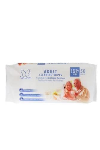 Papilion Adult vlhčené ubrousky pro dospělé Extra large 50 ks