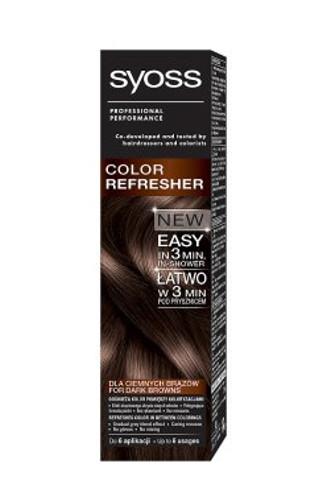 Syoss Color Refresher oživovač barev tmavě hnědý 75 ml