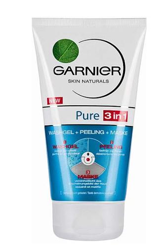 Garnier Skin Pure čistící gel peeling 3v1 150 ml