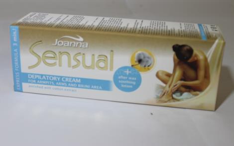 Sensual depilační krém s výtažky z bavlny 100 g