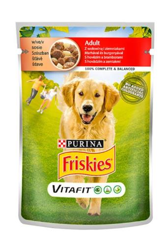 Friskies kapsička pes hovězí/brambor 85 g