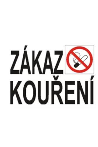 Informační tabulka zákaz kouření A5