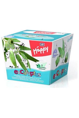 Bella Happy Baby Eucalyptus hygienické kapesníky 2 vrstvé 80 ks