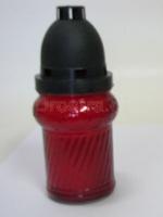Svíčka hřbitovní sklo 17cm 30g mix