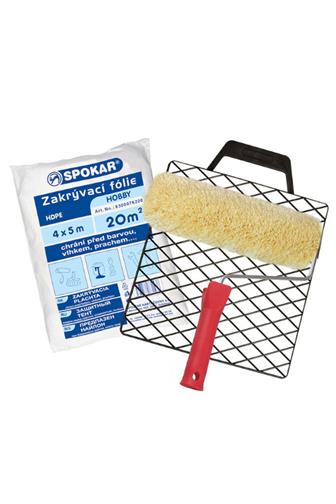 Spokar Malířská souprava plyš žlutozelený 25 cm
