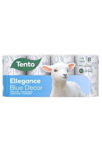 Tento Ellegance Blue Decor 3 vrstvý toaletní papír 8 ks 