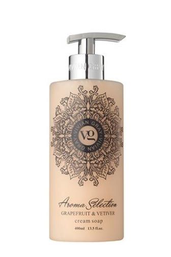 Vivian Gray Aroma Selection Grapefruit & Vetiver luxusní tekuté mýdlo s dávkovačem 400 ml