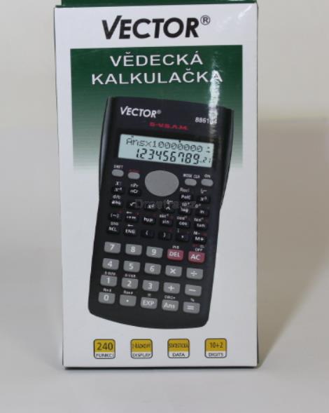 Kalkulačka vědecká Vector 886184