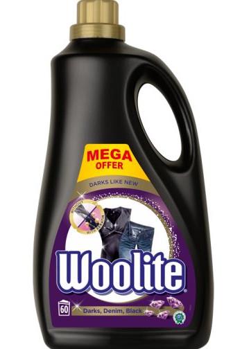 Woolite Darks/Denim/Black prací prostředek 60 dávek) 3,6 l