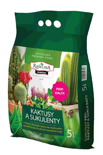 Rašelina Kaktusy a sukulenty Premium 5 l