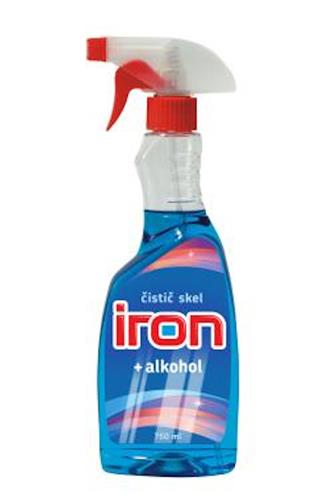 Iron čistič skel + alkohol sprej 750 ml 