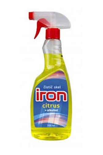 Iron čistič skel citrus + alkhol sprej 750 ml 