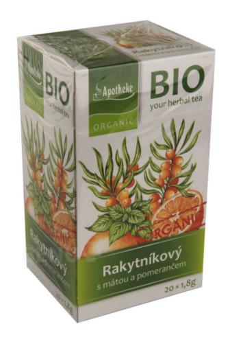 Apotheke Bio Rakytníkový s mátou a pomerančem 20 x 1.8 g