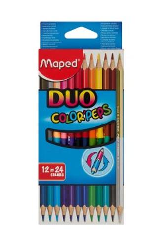 Maped Pastelky trojhranné Duo 12=24ks