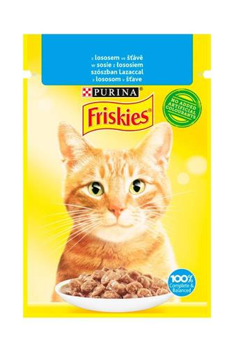 Friskies Cat kapsička losos ve šťávě 85 g