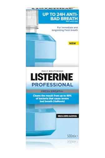 Listerine ústní voda Professional Fresh Breath+ 500ml