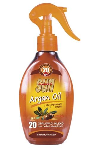 Vivaco SUN Vital Argan Oil opalovací mléko OF20 200 ml