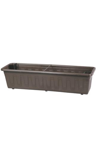 Truhlík samozavlažovací Petunie hnědý 60 cm