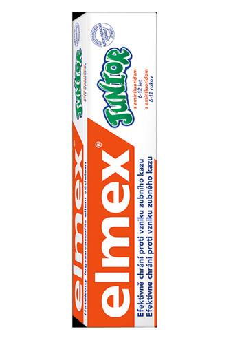 Elmex junior pro děti 6 - 12let dětská zubní pasta 75 ml 