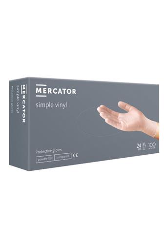 Mercator Rukavice Vinyl nepudrované XL 100 ks