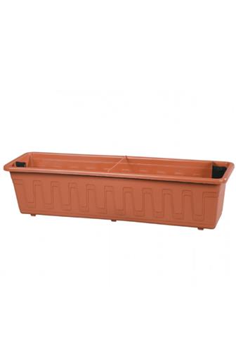 Truhlík samozavlažovací Petunie terrakota 100 cm