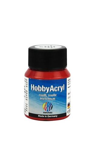 Nerchau Hobby Acryl Mat 317 červená 59 ml