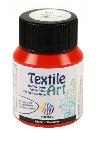 Nerchau Textile Art 310 šarlatově rudá 59 ml